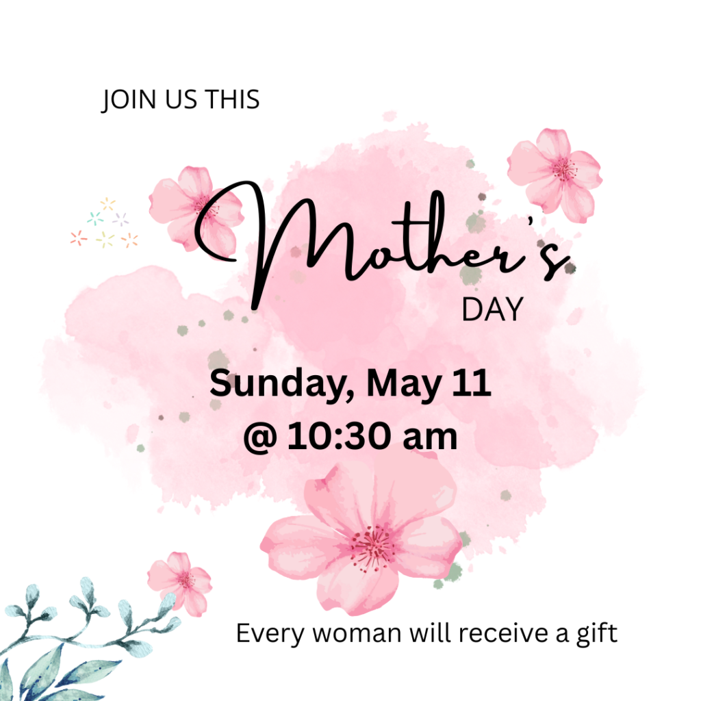 Join us this Mother's Day